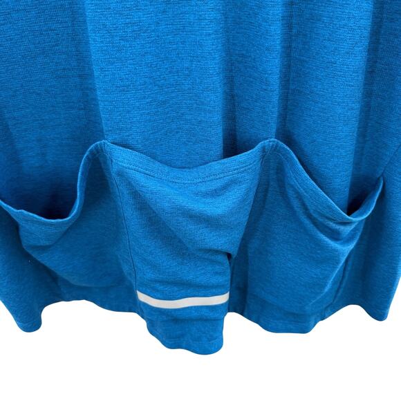 NWT REI Men’s Junction Full Zip Cycling Jersey Crystal Blue Heather Size XXL - Picture 7 of 11